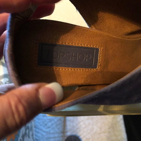 Topshop suede block heel sandal - Picture 6 of 8